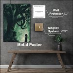 Buy Metal Poster : (Girl looking at the tentical tree)