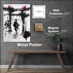 Buy Metal Poster : (Samurai walking under the torii gate poster art)