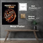 Buy Metal Poster : (Astronaut reach for the stars)
