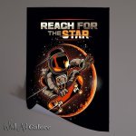 Buy Unframed Poster : (Astronaut reach for the stars)
