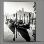 Buy Canvas : (Silence Of The Docks Monochrome Dreams)