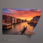 Buy Unframed Poster : (Sunset Dreams Grand Canals Evening Majesty)