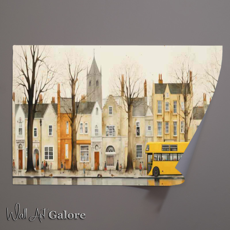 Buy Unframed Poster : (Whimsical town Dreams Quirky Fantasy Revealed)