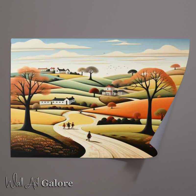 Buy Unframed Poster : (A Morning Stroll)