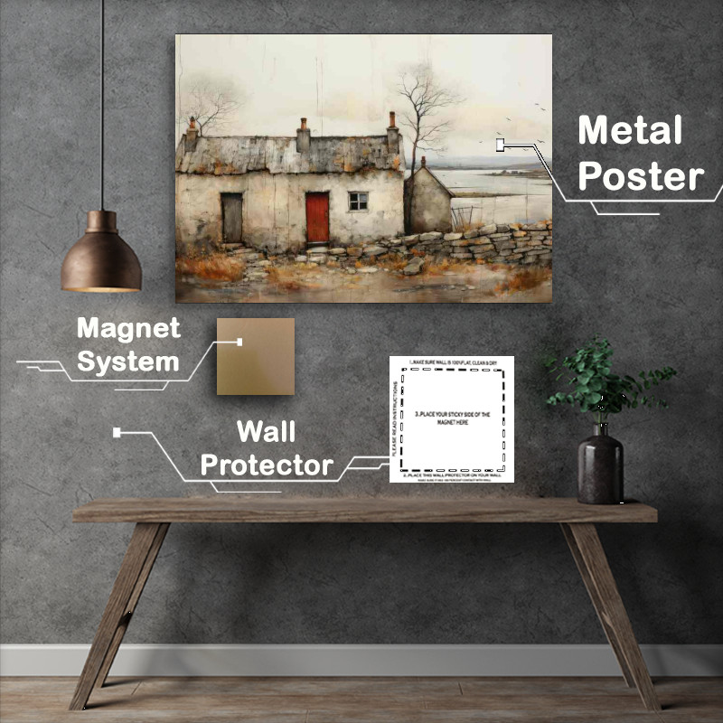 Buy Metal Poster : (Country Cottage Ready For A New Life)