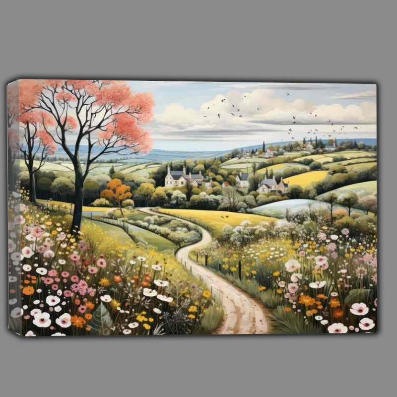Buy Canvas : (Countryside Enchantment Whimsical Scenes of Beauty)