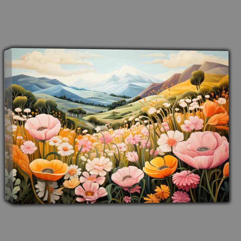 Buy Canvas : (Dreamy Enchantment Whimsical Visions of Hills)