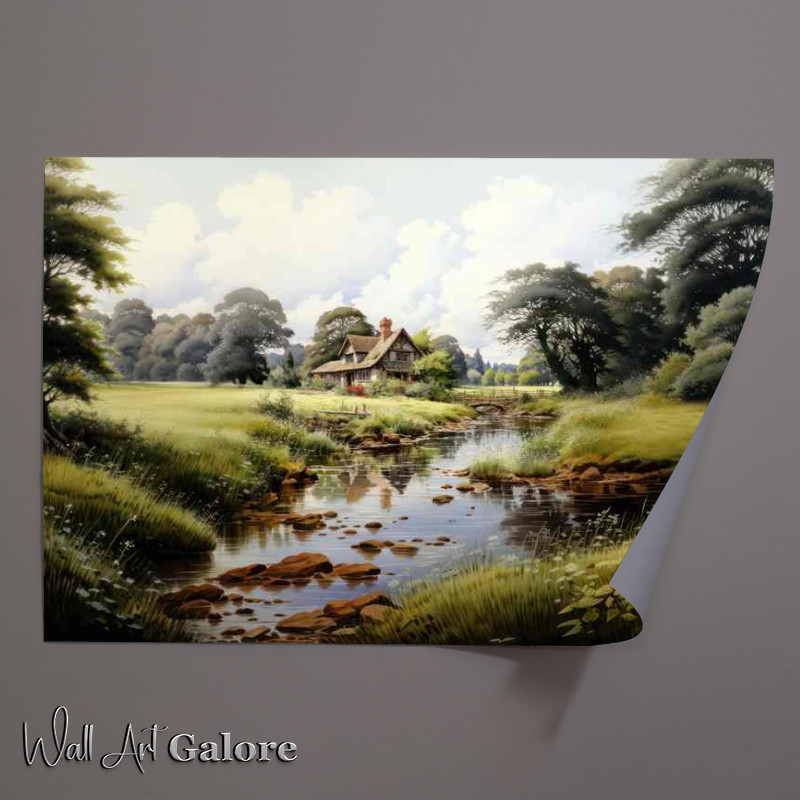Buy Unframed Poster : (Serene Landscapes Old English Countryside Wonders)
