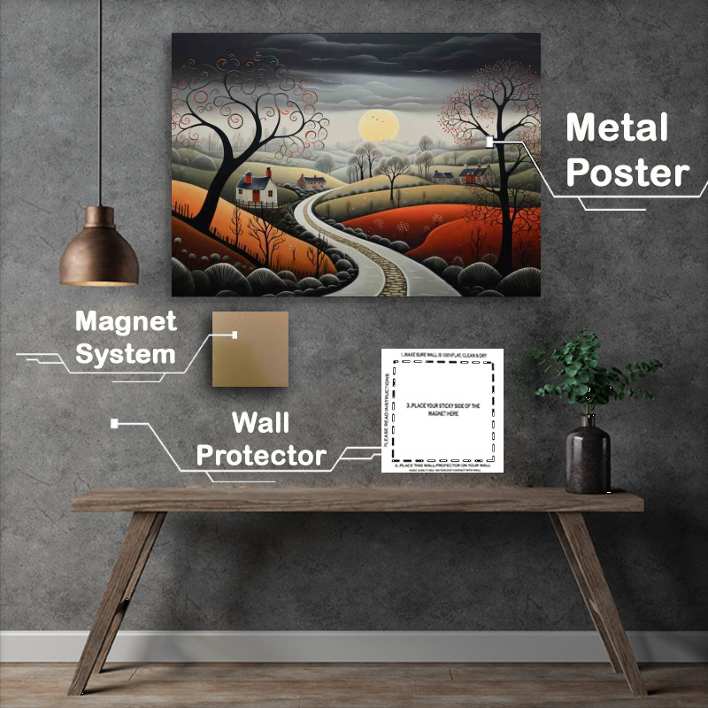 Buy Metal Poster : (Sun After the Storm)