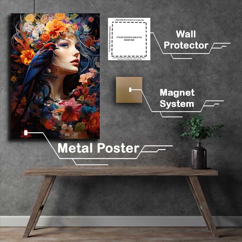 Buy Metal Poster : (Palette Pleasures Reveling in Abstract Aesthetics)