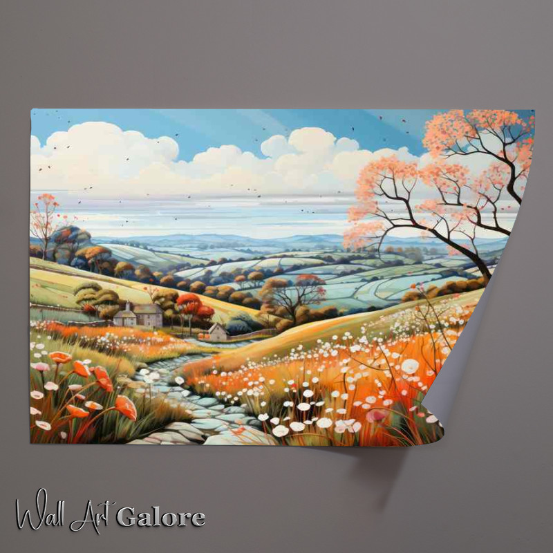 Buy Unframed Poster : (Whimsical Beauty Countryside Visions in Pastel)