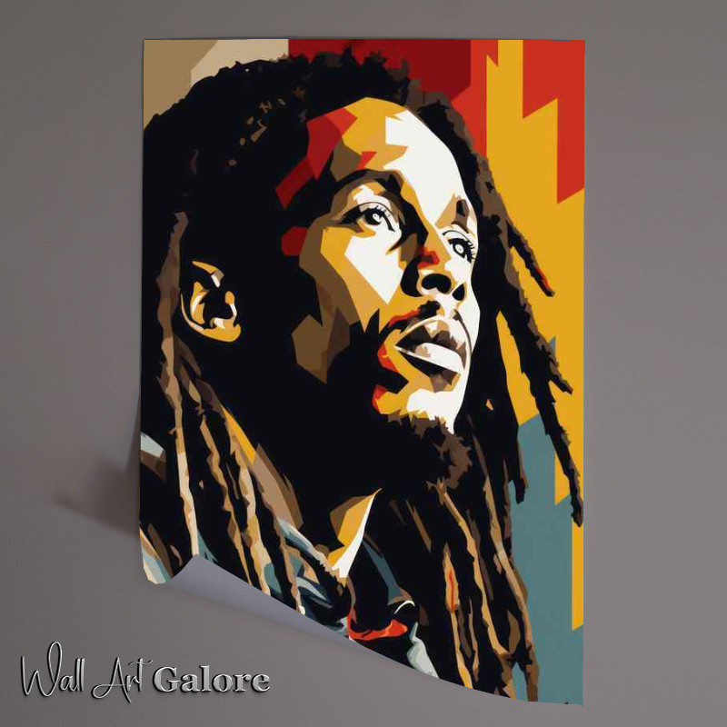 Buy Unframed Poster : (Bob Marley pop art robert nesta)