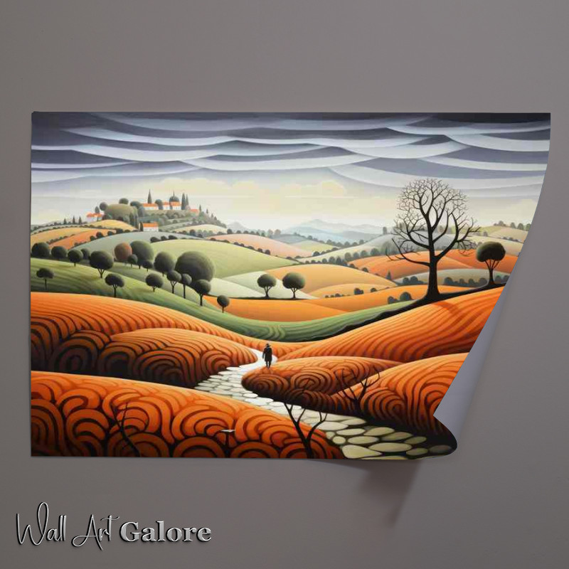 Buy Unframed Poster : (whimsical walk through the English Countryside)