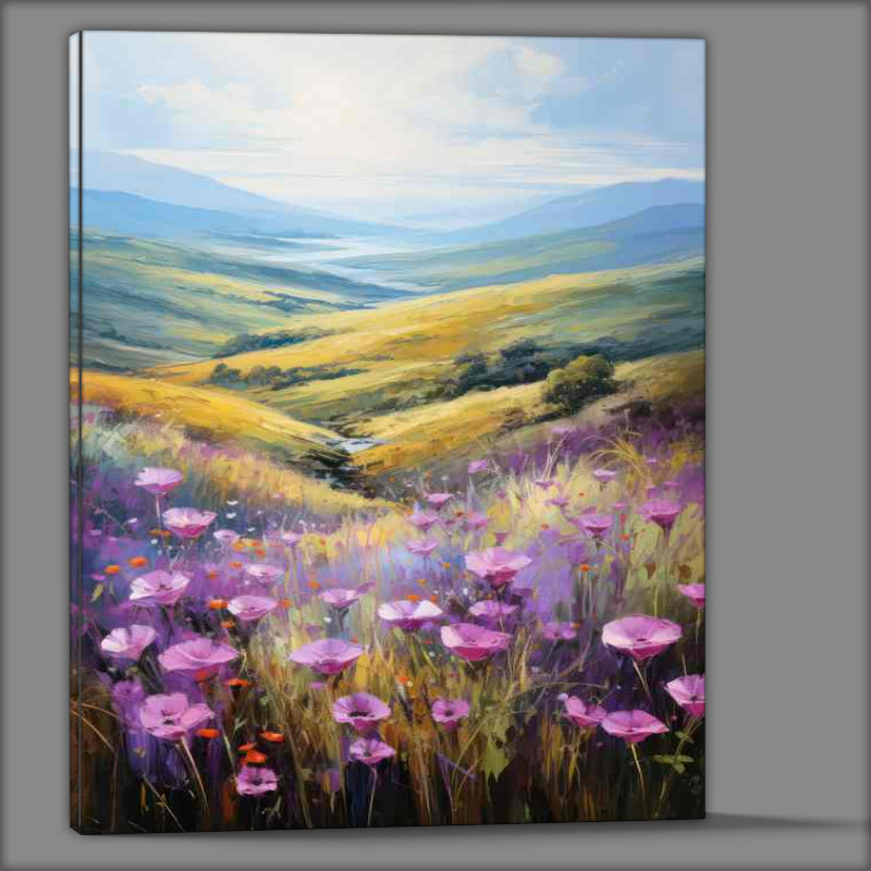 Buy Canvas : (Balanced Natures Palette With Medow Grass)