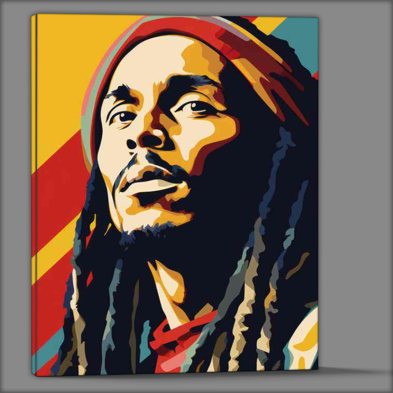 Buy Canvas : (Bob Marley pop art style)