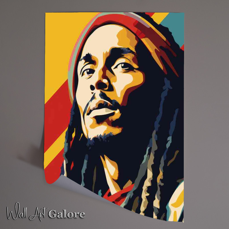 Buy Unframed Poster : (Bob Marley pop art style)