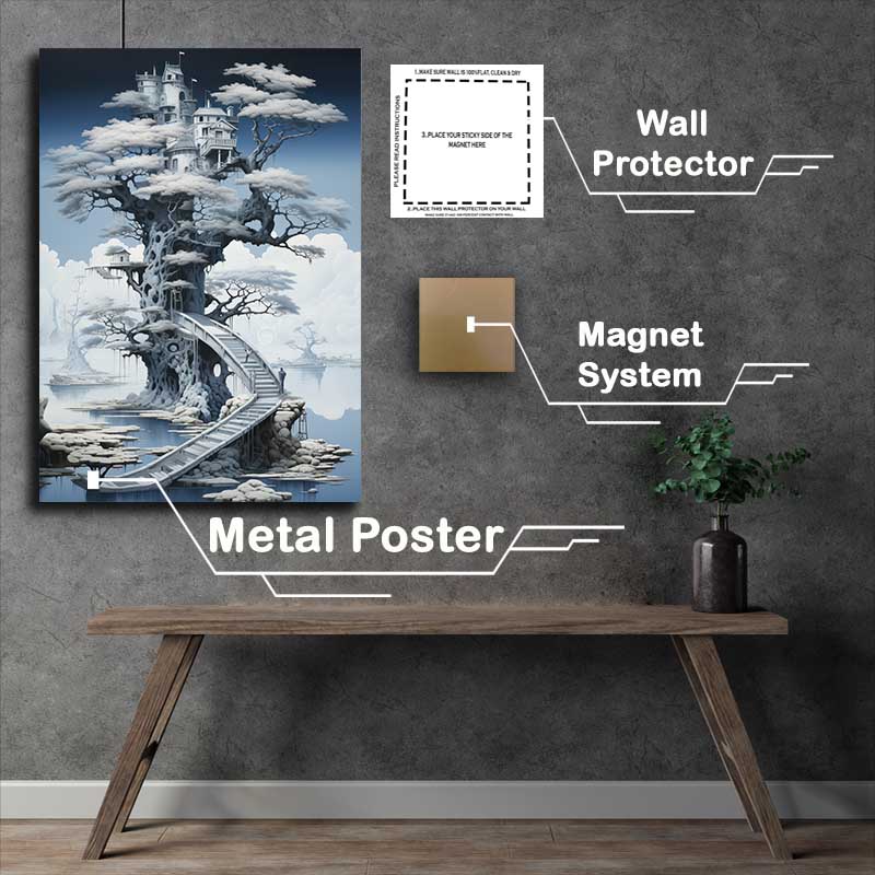 Buy Metal Poster : (Shape Shifters The Magic of Abstract Transformation)