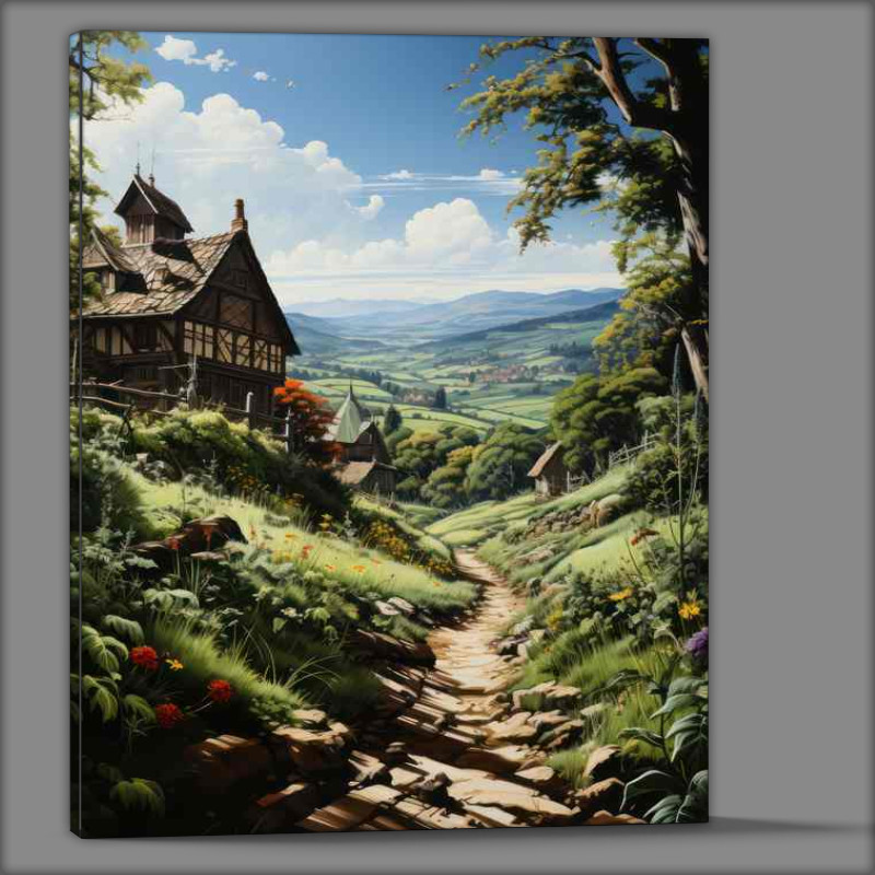 Buy Canvas : (Rustic Balance in The Cottage)