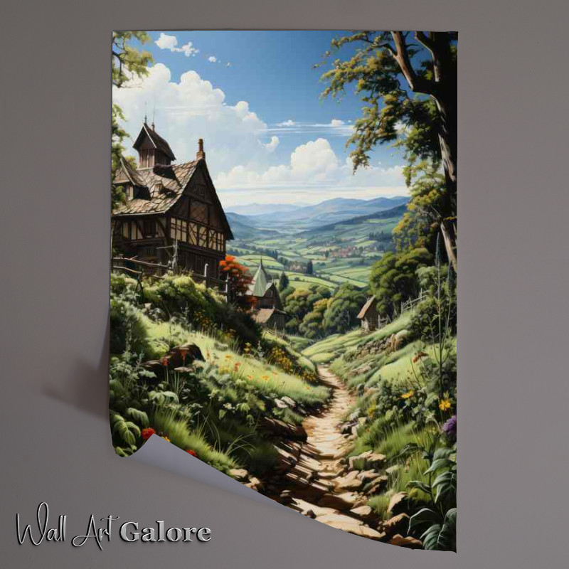 Buy Unframed Poster : (Rustic Balance in The Cottage)