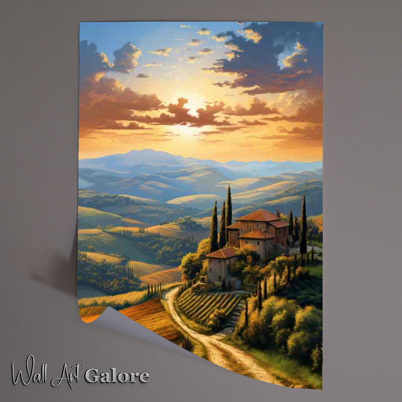 Buy Unframed Poster : (Timeless Meadow Tranquility In The Morning)