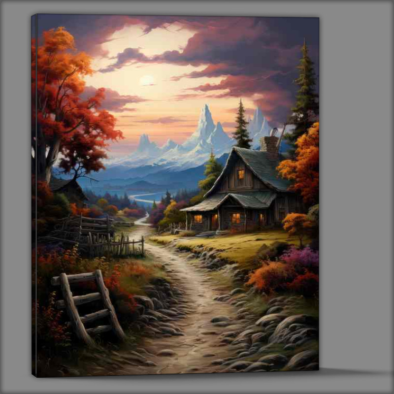 Buy Canvas : (Whispering Countryside Balance On The Farm)