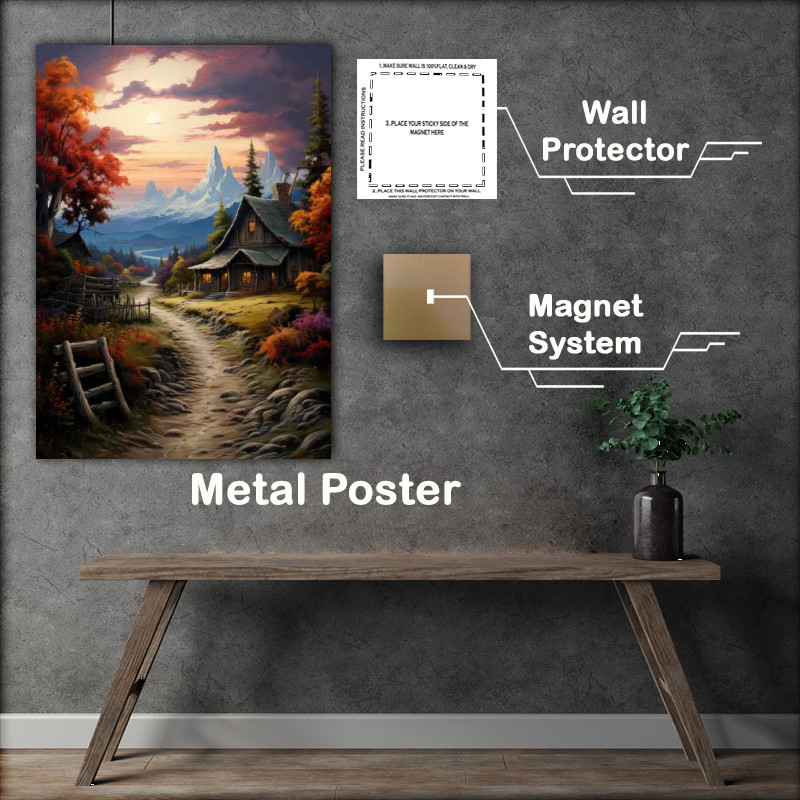 Buy Metal Poster : (Whispering Countryside Balance On The Farm)