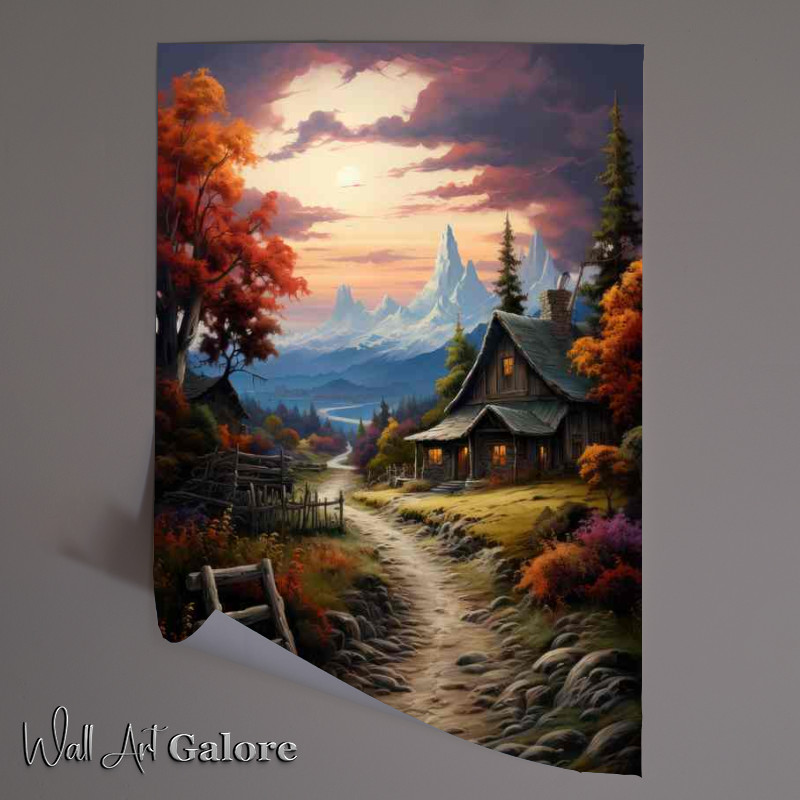 Buy Unframed Poster : (Whispering Countryside Balance On The Farm)