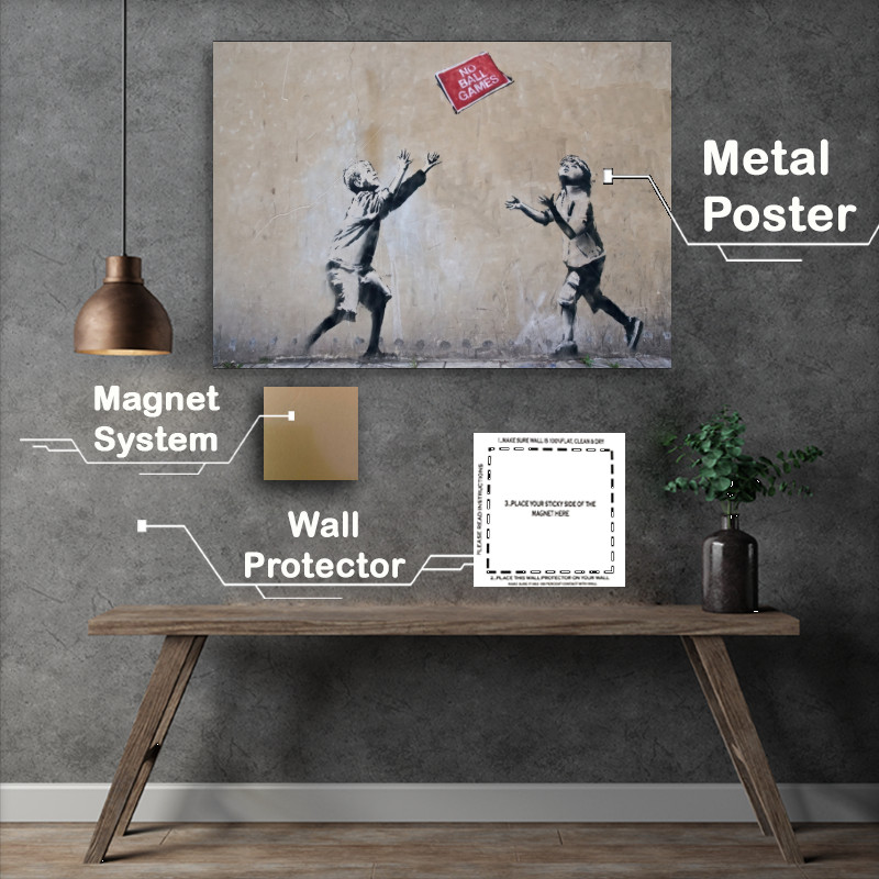 Buy Metal Poster : (No Ball Games)