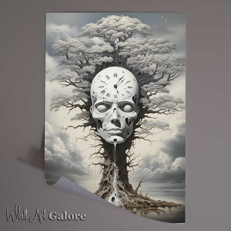 Buy Unframed Poster : (Shapes of Serenity Embracing Abstract Escapes)