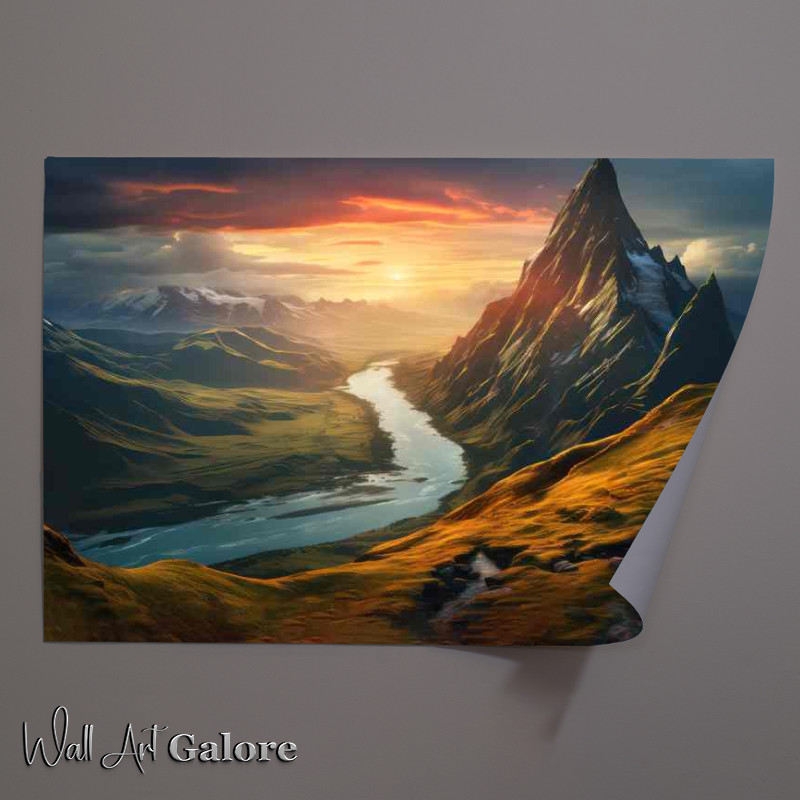 Buy Unframed Poster : (Mountain High River Deep)