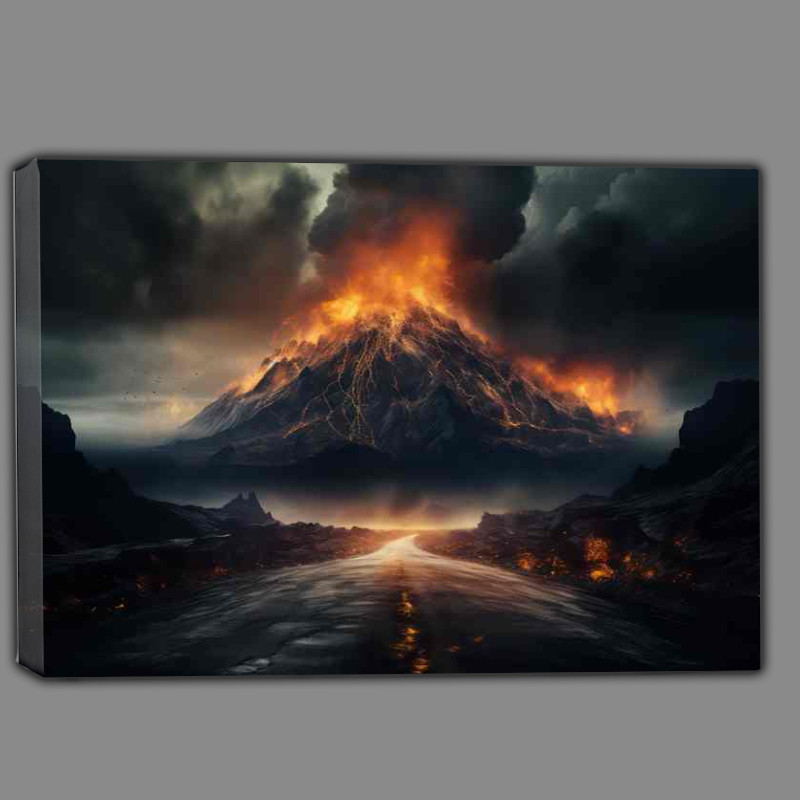 Buy Canvas : (Road to Mountain Heaven)
