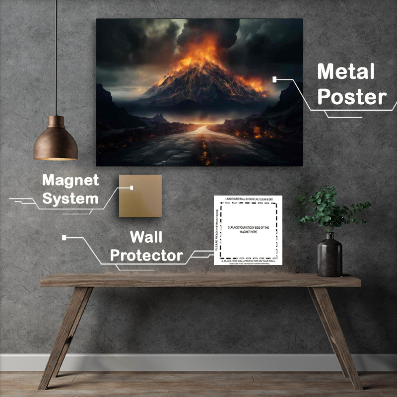 Buy Metal Poster : (Road to Mountain Heaven)