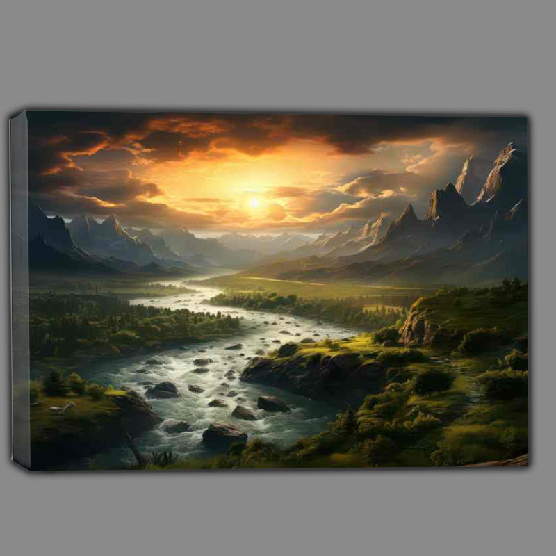 Buy Canvas : (Rolling River)