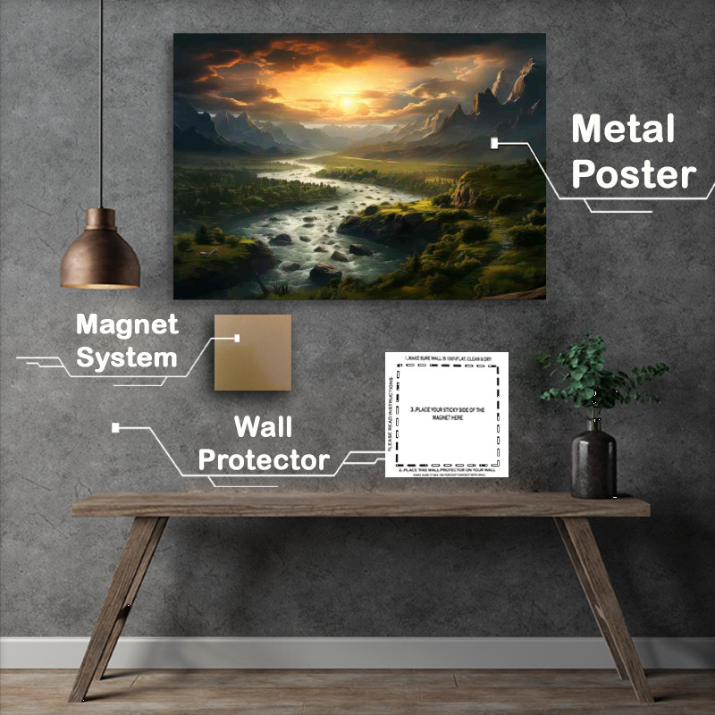 Buy Metal Poster : (Rolling River)