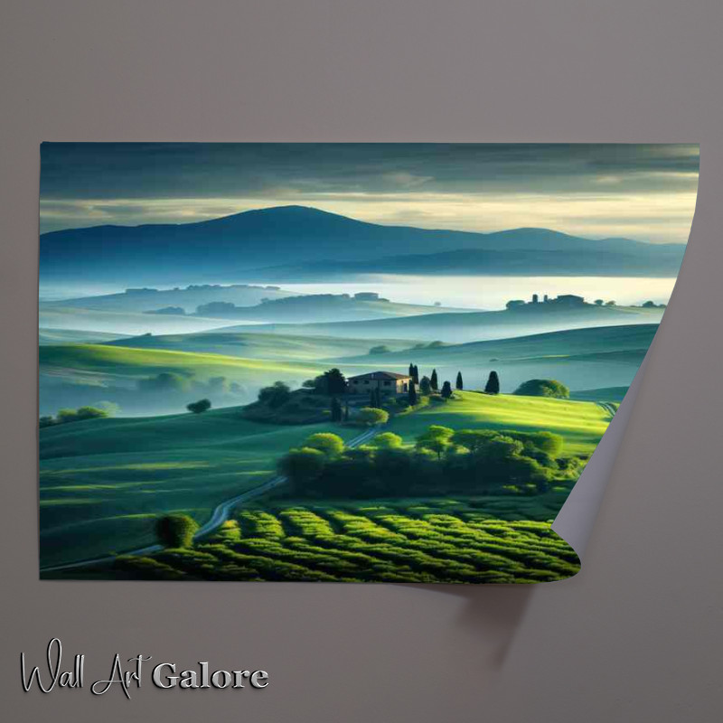 Buy Unframed Poster : (Tuscany Morning Light)