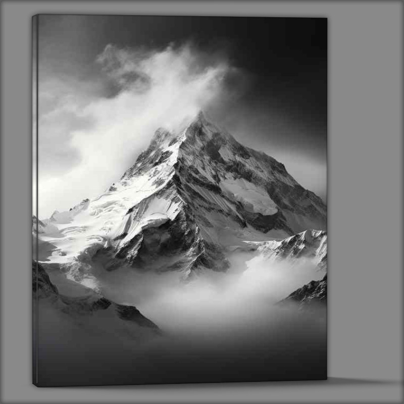 Buy Canvas : (Amazing Top Of The Mountain Mist Setting)