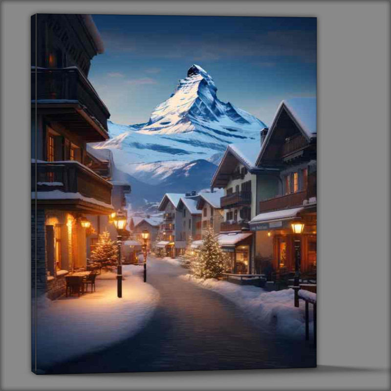 Buy Canvas : (From Dusk Till Dawn With The Matterhorn)