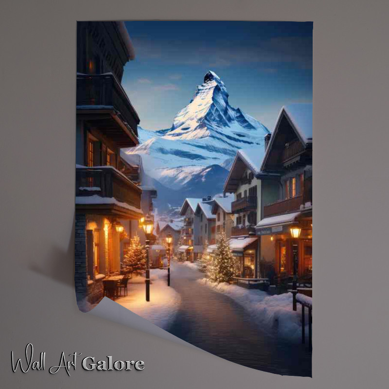 Buy Unframed Poster : (From Dusk Till Dawn With The Matterhorn)