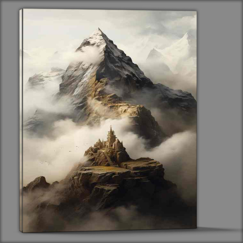 Buy Canvas : (Mist and Mountains Castle In The Air)