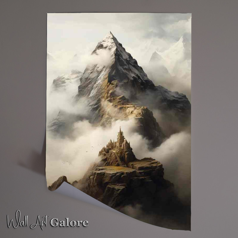 Buy Unframed Poster : (Mist and Mountains Castle In The Air)
