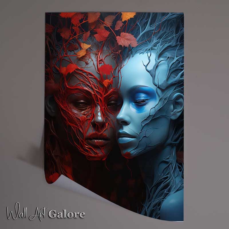 Buy Unframed Poster : (The Radiant Realm Bridging Colors and Emotions)