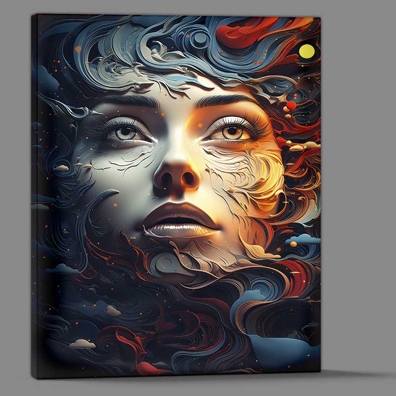 Buy Canvas : (Vibrant Visions The Power of Colors in Abstract Art)