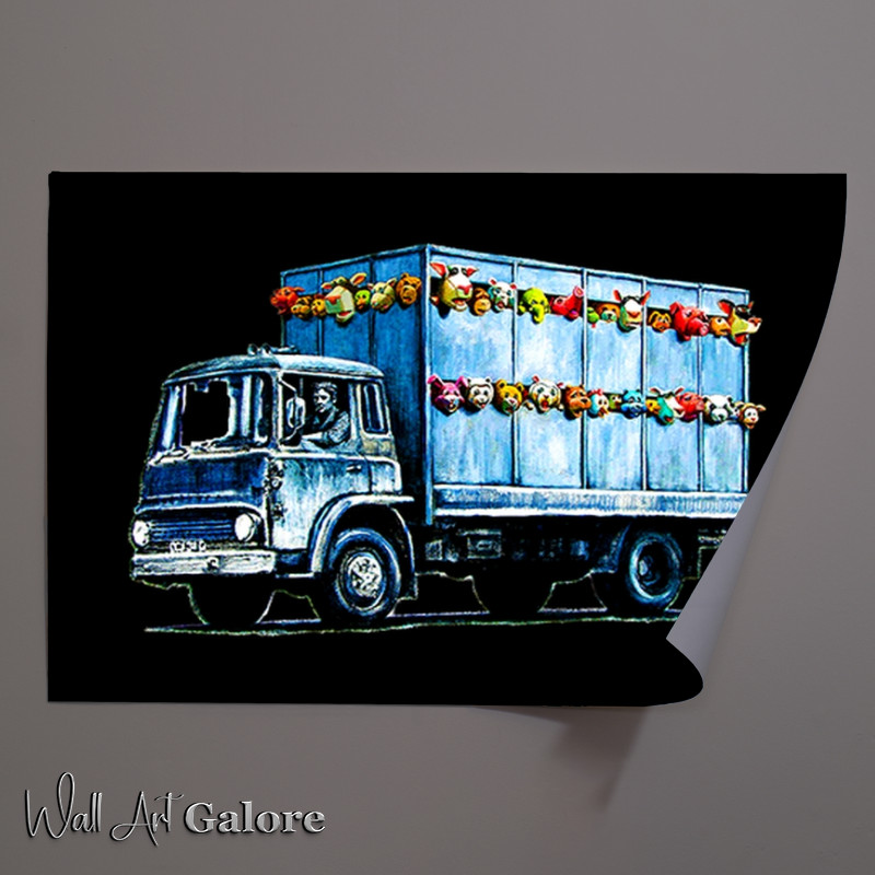 Buy Unframed Poster : (Banksy meat truck)