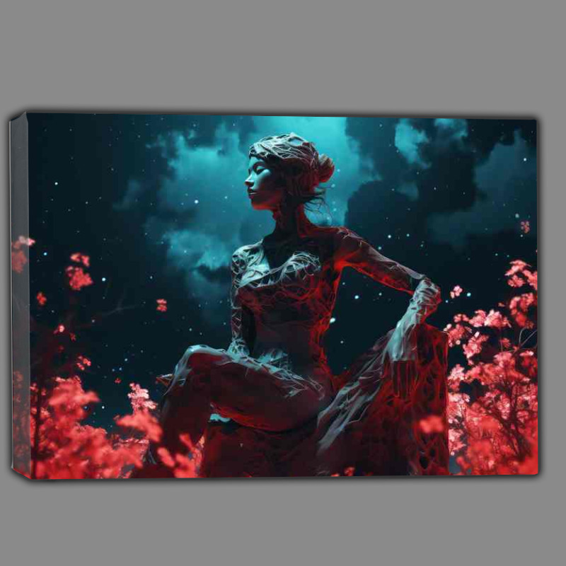 Buy Canvas : (Ballet Brilliance in Shades of Pink and Blue)