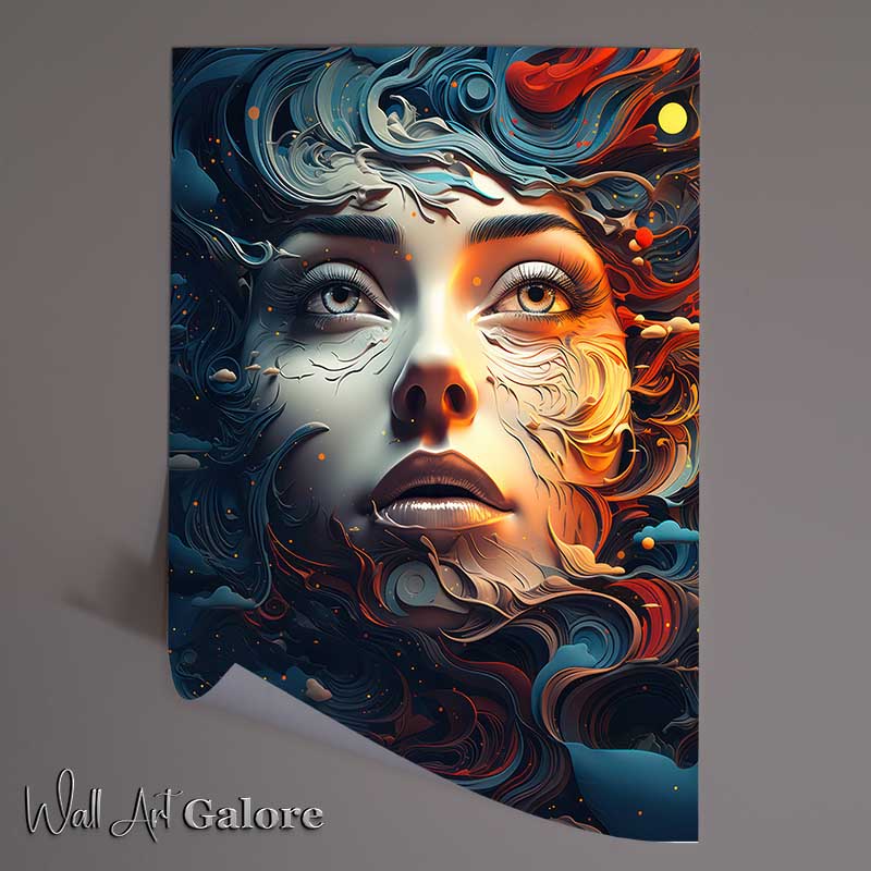 Buy Unframed Poster : (Vibrant Visions The Power of Colors in Abstract Art)
