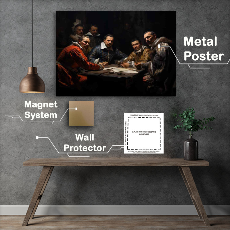 Buy Metal Poster : (Behind Closed Doors, Schemes in Plotting Room)