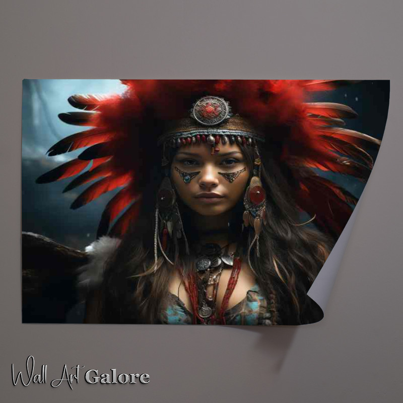 Buy Unframed Poster : (Colors of Continuity Native Indians and Vibrant Traditions)