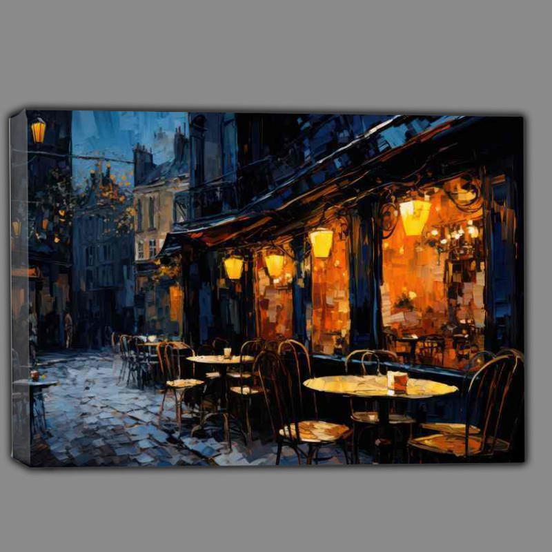 Buy Canvas : (Enigmatic Encounters at the Midnight Cafe)