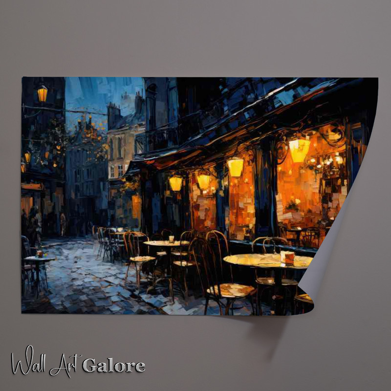 Buy Unframed Poster : (Enigmatic Encounters at the Midnight Cafe)