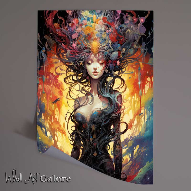 Buy Unframed Poster : (Whimsical Dreams A Dive into Vibrant Surrealism)